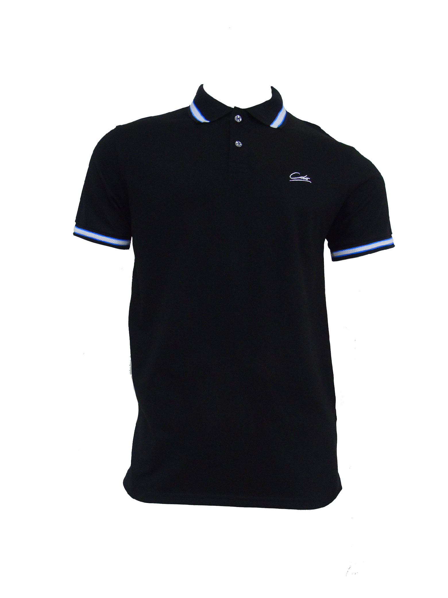 Camiseta polo sales negra hombre