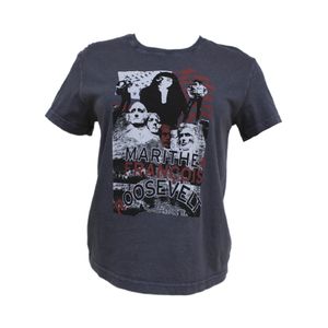 CAMISETA MUJER ESTAMPADA GRIS GIRBAUD 1409093