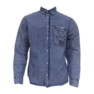 CAMISA MANGA LARGA AZUL HOMBRE GIRBAUD 1409126