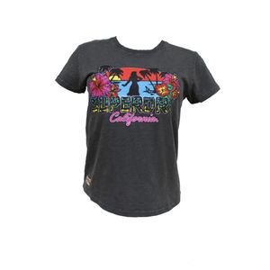 CAMISETA MUJER GRIS SUPERDRY 5944745