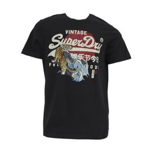 CAMISETA HOMBRE NEGRA SUPERDRY 5944756