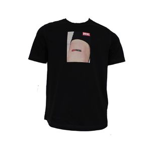 CAMISETA HOMBRE NEGRA DIESEL 1055044